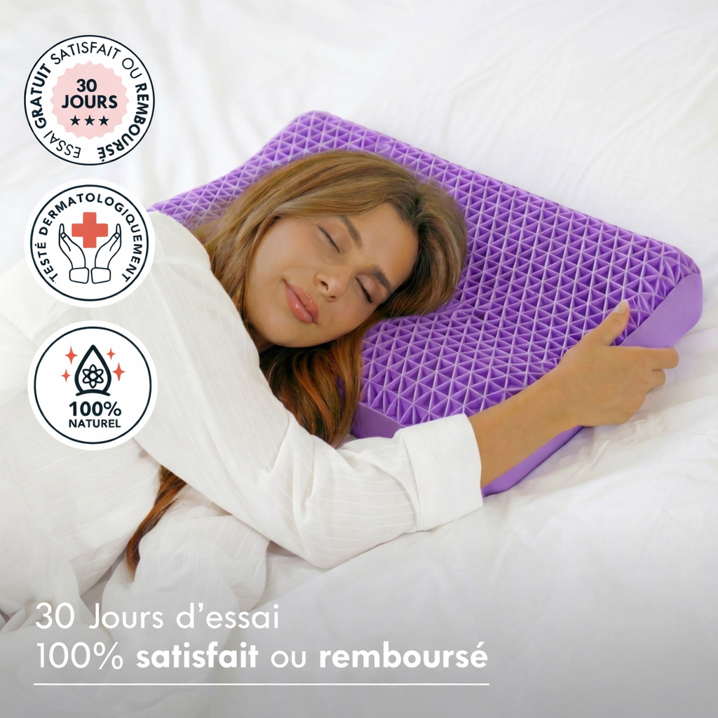 Oreiller Ergonomique Recovera – Sommeil Réparateur