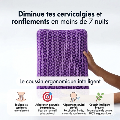 Oreiller Ergonomique Recovera – Sommeil Réparateur